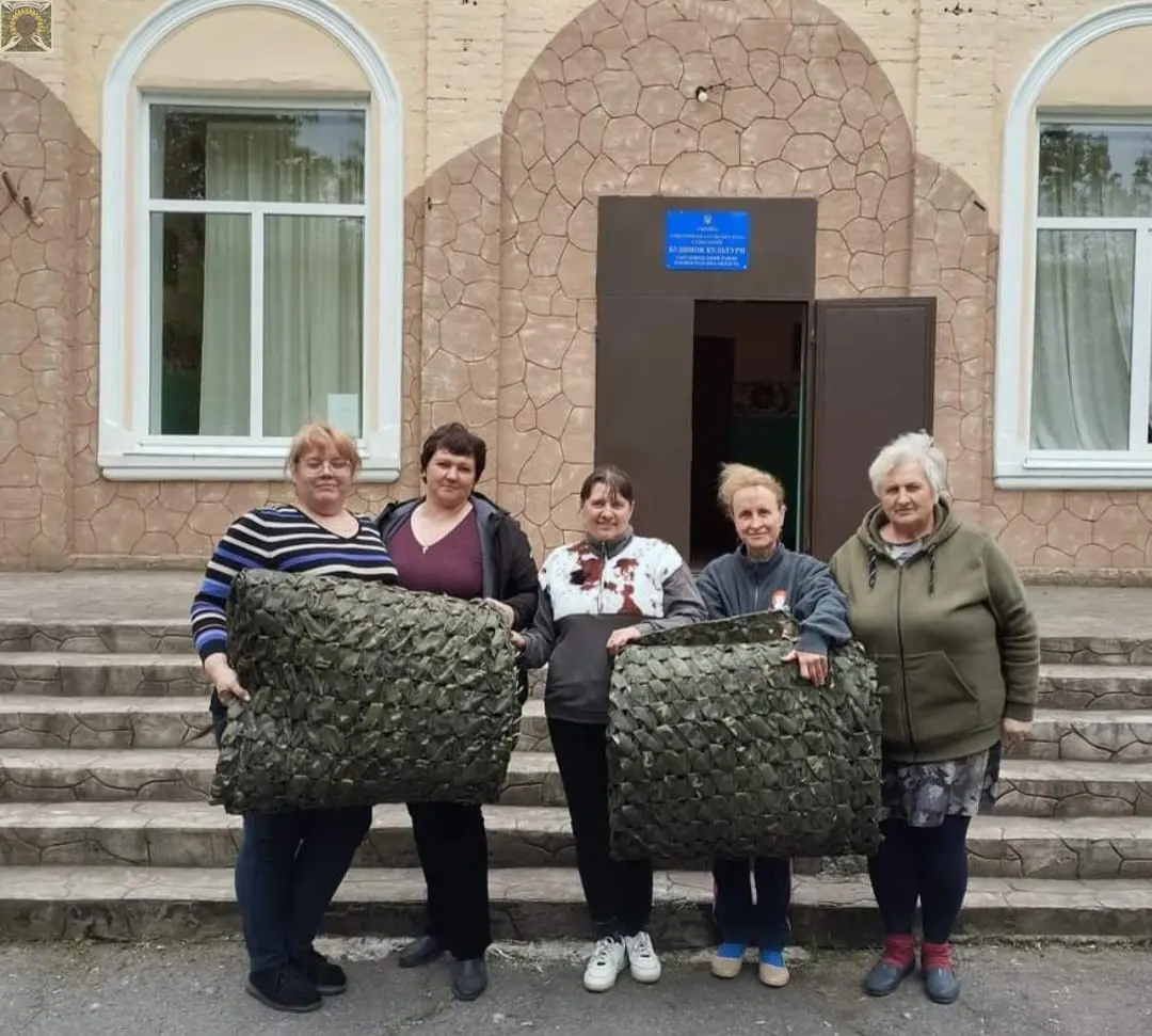 Готова маскувальна сітка у Григорівці