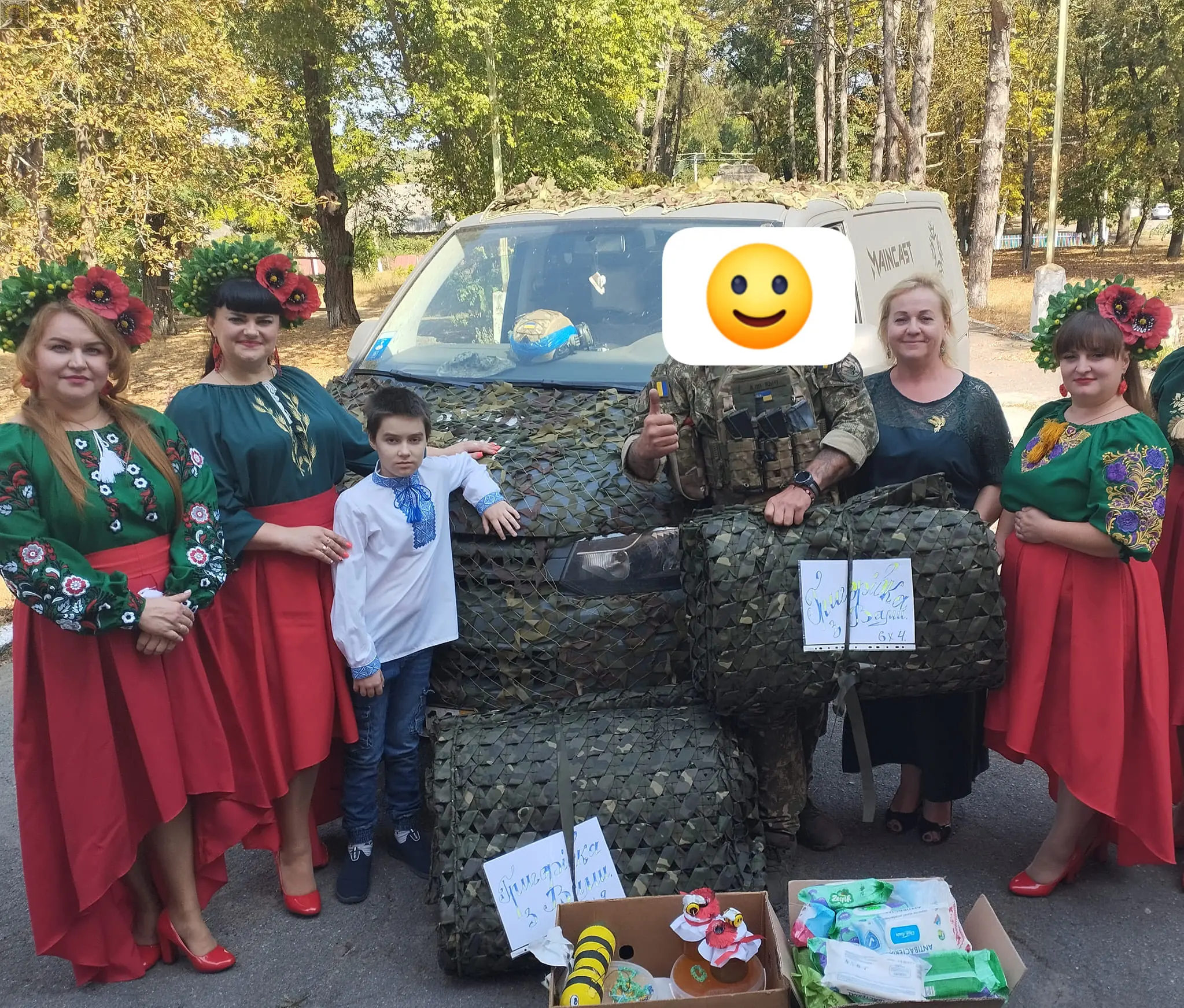 Волонтерка Ірина Холодова в робочому процесі