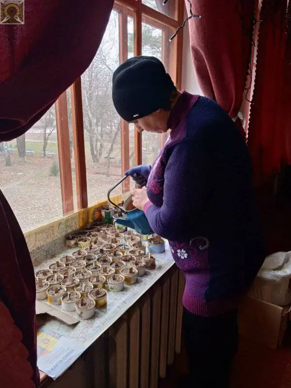 Готова продукція перед відправкою волонтерам